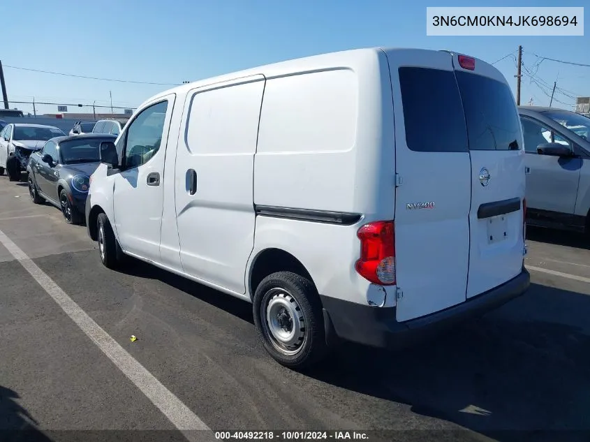 2018 Nissan Nv200 S VIN: 3N6CM0KN4JK698694 Lot: 40492218