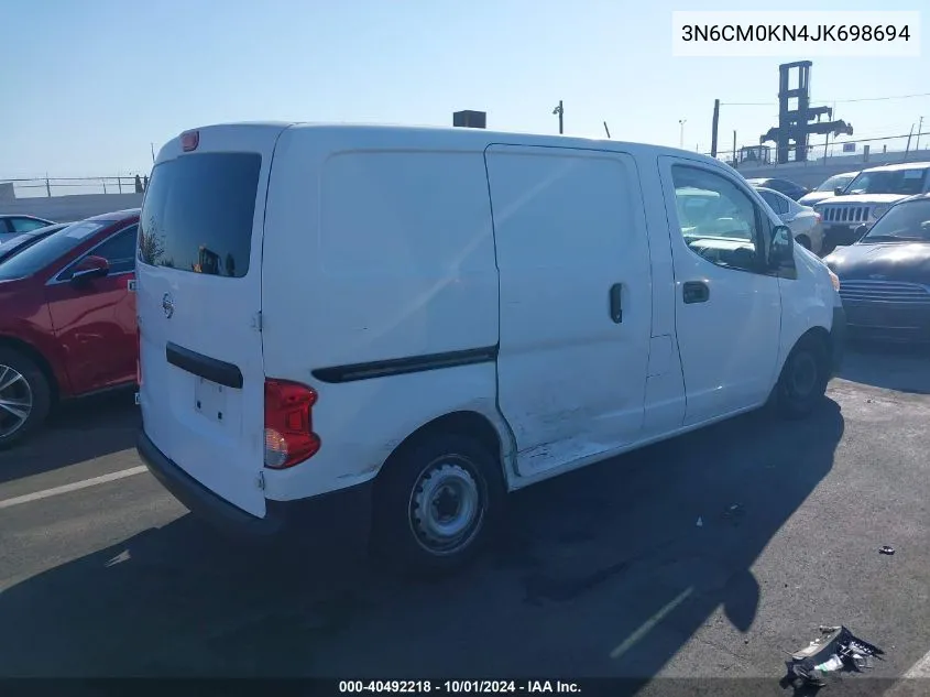 2018 Nissan Nv200 S VIN: 3N6CM0KN4JK698694 Lot: 40492218