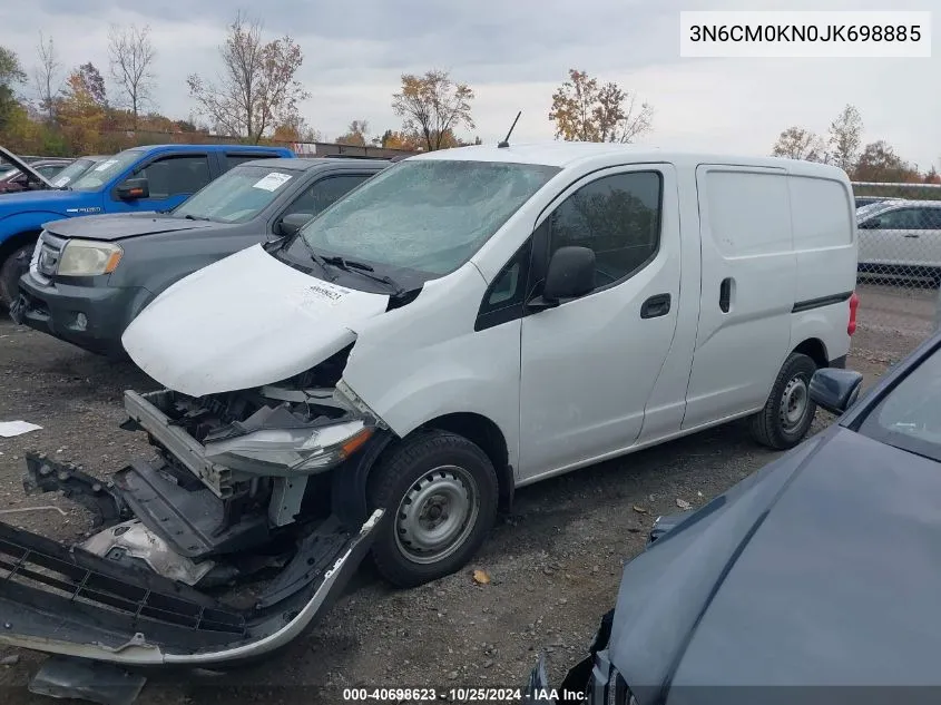 2018 Nissan Nv200 S VIN: 3N6CM0KN0JK698885 Lot: 40698623