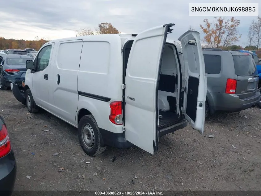 2018 Nissan Nv200 S VIN: 3N6CM0KN0JK698885 Lot: 40698623