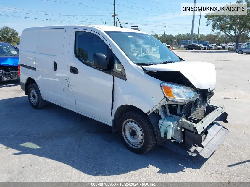 2018 Nissan Nv200 S VIN: 3N6CM0KNXJK703316 Lot: 40703953