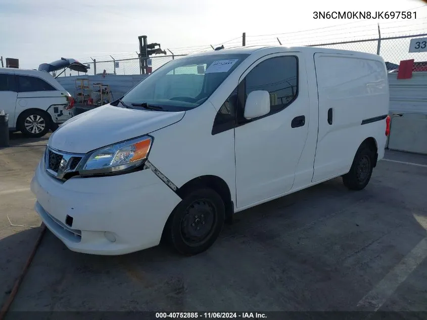 2018 Nissan Nv200 Compact Cargo Sv VIN: 3N6CM0KN8JK697581 Lot: 40752885