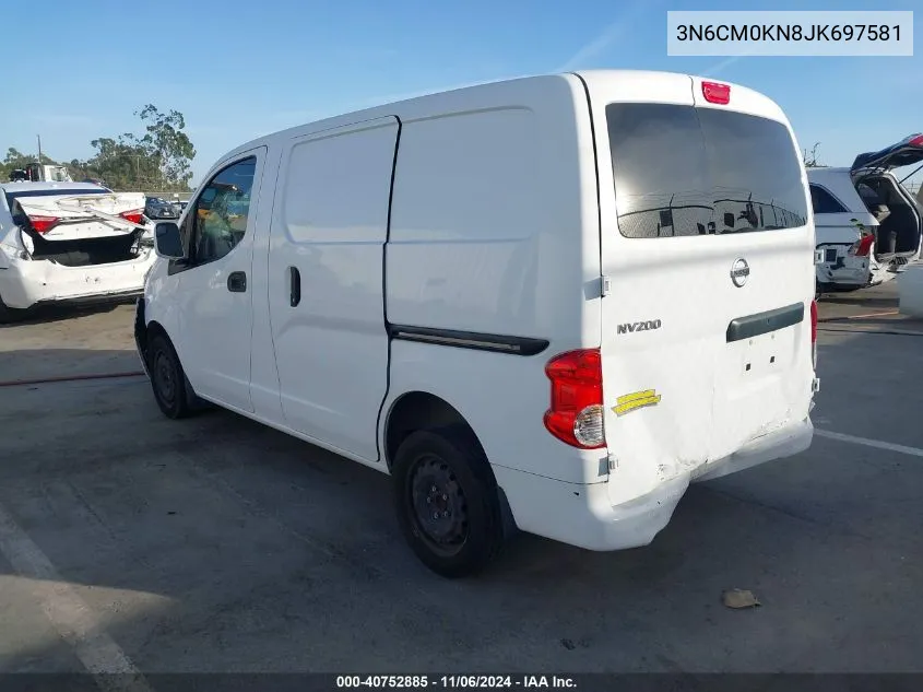 2018 Nissan Nv200 Compact Cargo Sv VIN: 3N6CM0KN8JK697581 Lot: 40752885