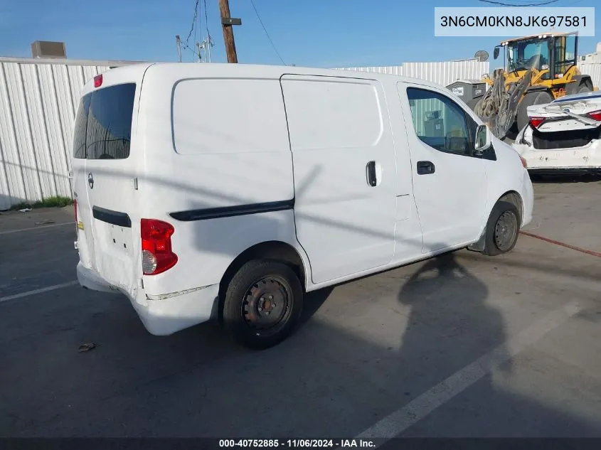 2018 Nissan Nv200 Compact Cargo Sv VIN: 3N6CM0KN8JK697581 Lot: 40752885