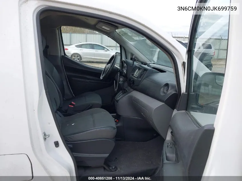 2018 Nissan Nv200 S VIN: 3N6CM0KN0JK699759 Lot: 40851208