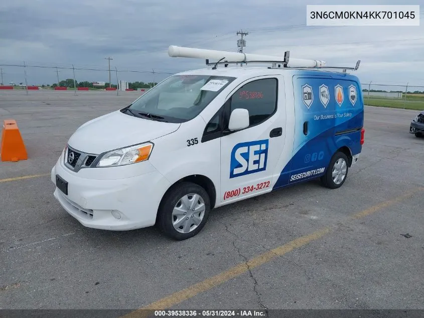 2019 Nissan Nv200 Sv VIN: 3N6CM0KN4KK701045 Lot: 39538336