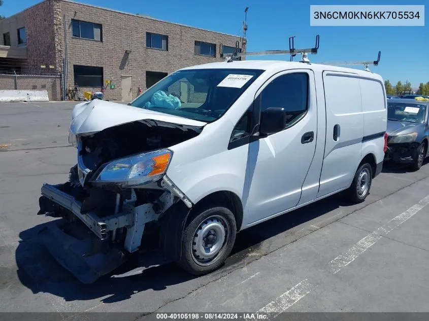 2019 Nissan Nv200 S VIN: 3N6CM0KN6KK705534 Lot: 40105198