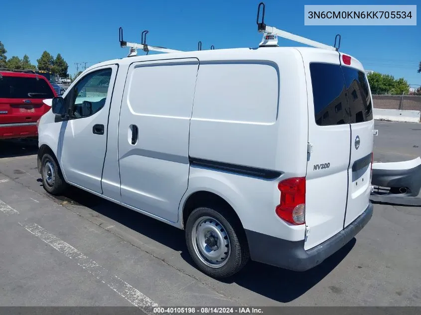 2019 Nissan Nv200 S VIN: 3N6CM0KN6KK705534 Lot: 40105198