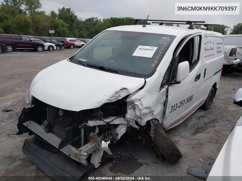 2019 Nissan Nv200 Sv VIN: 3N6CM0KN9KK709397 Lot: 40240545