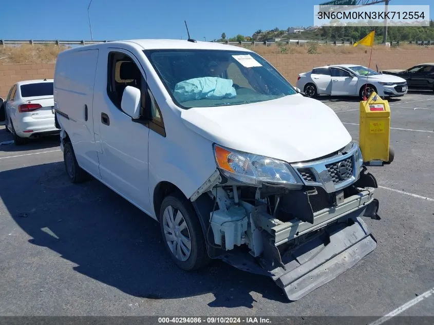 2019 Nissan Nv200 Sv VIN: 3N6CM0KN3KK712554 Lot: 40294086