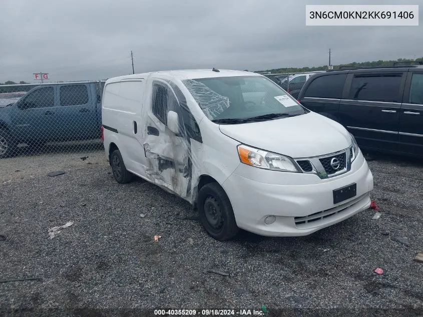 2019 Nissan Nv200 Sv VIN: 3N6CM0KN2KK691406 Lot: 40355209