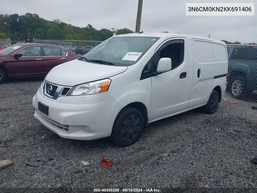 2019 Nissan Nv200 Sv VIN: 3N6CM0KN2KK691406 Lot: 40355209