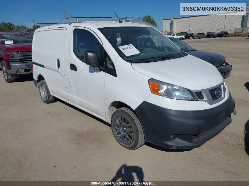 2019 Nissan Nv200 S VIN: 3N6CM0KN0KK693350 Lot: 40365478