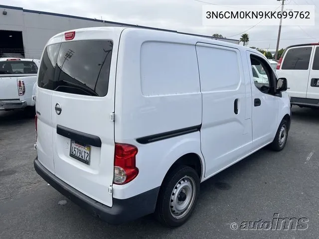 2019 Nissan Nv200 2.5S/2.5Sv VIN: 3N6CM0KN9KK699762 Lot: 40458036