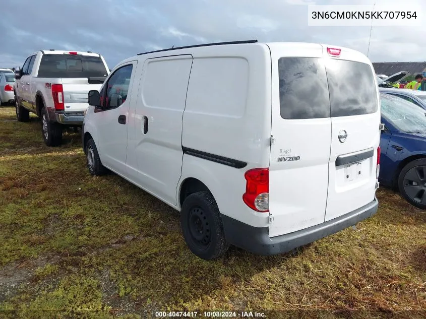 2019 Nissan Nv200 S VIN: 3N6CM0KN5KK707954 Lot: 40474417