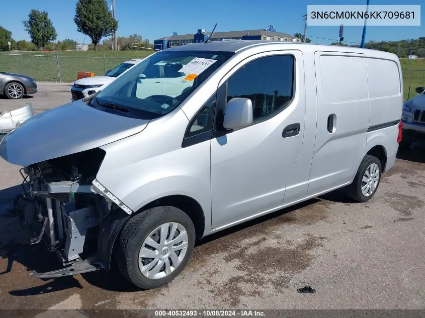 2019 Nissan Nv200 Sv VIN: 3N6CM0KN6KK709681 Lot: 40532493