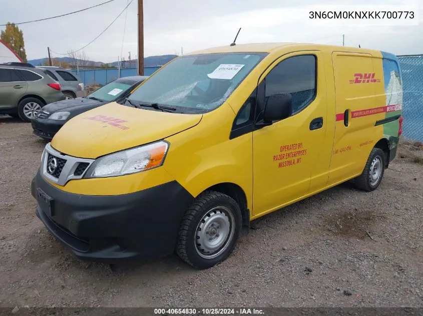 2019 Nissan Nv200 S VIN: 3N6CM0KNXKK700773 Lot: 40654830