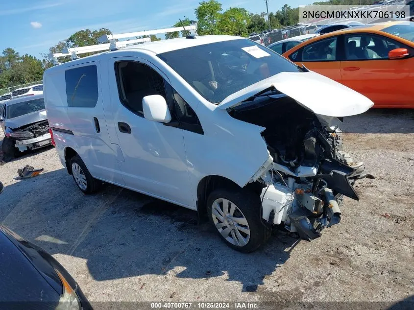 2019 Nissan Nv200 Sv VIN: 3N6CM0KNXKK706198 Lot: 40700767