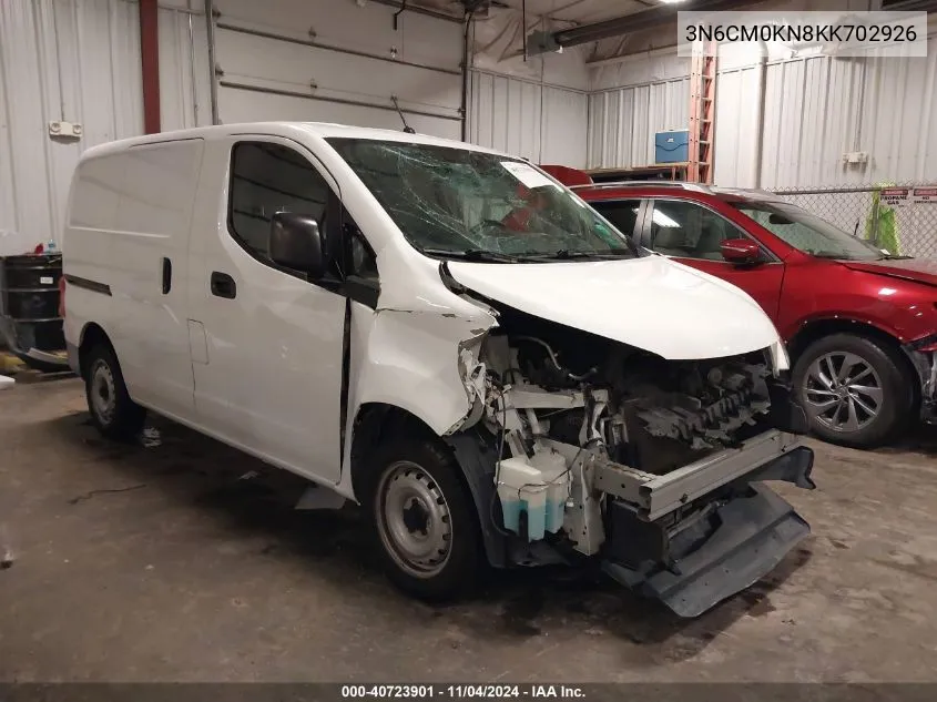 2019 Nissan Nv200 S VIN: 3N6CM0KN8KK702926 Lot: 40723901