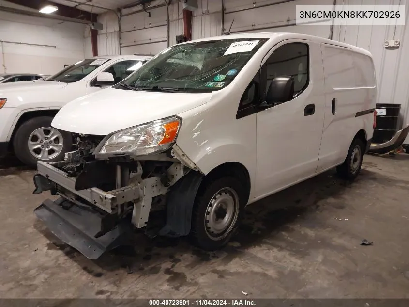 2019 Nissan Nv200 S VIN: 3N6CM0KN8KK702926 Lot: 40723901