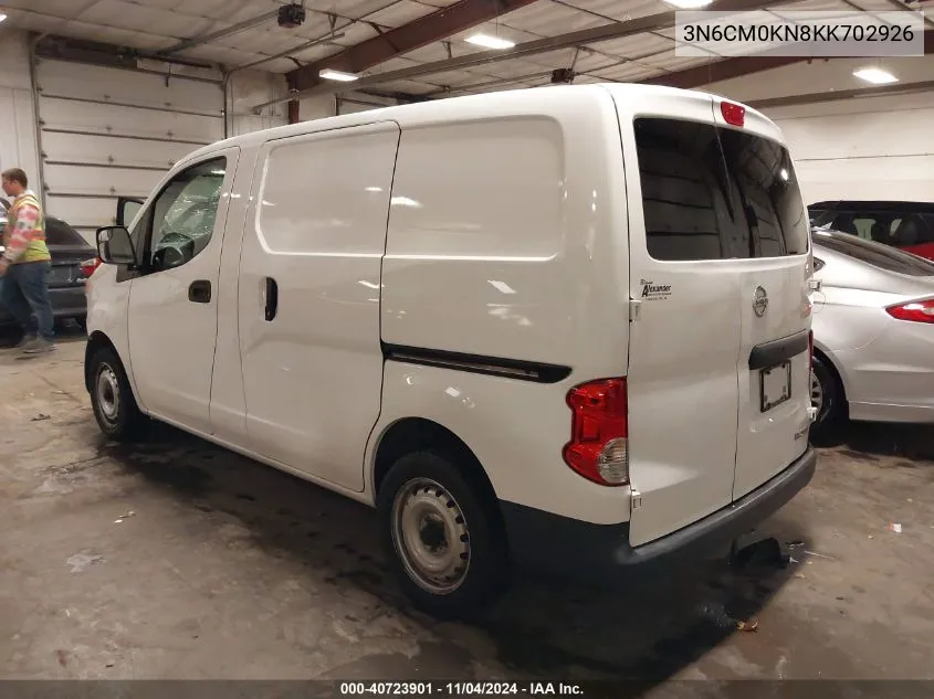 2019 Nissan Nv200 S VIN: 3N6CM0KN8KK702926 Lot: 40723901