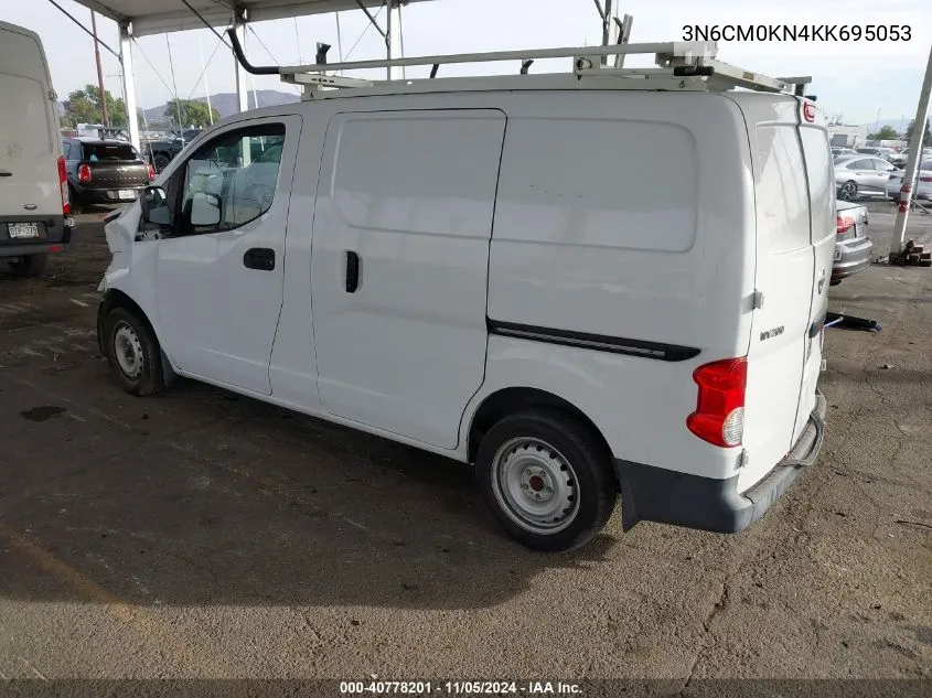 2019 Nissan Nv200 S VIN: 3N6CM0KN4KK695053 Lot: 40778201