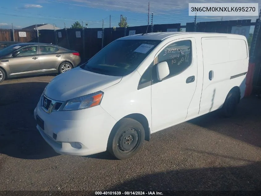 3N6CM0KNXLK695270 2020 Nissan Nv200 Compact Cargo Sv Xtronic Cvt