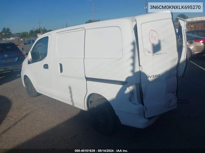 2020 Nissan Nv200 Compact Cargo Sv Xtronic Cvt VIN: 3N6CM0KNXLK695270 Lot: 40101639