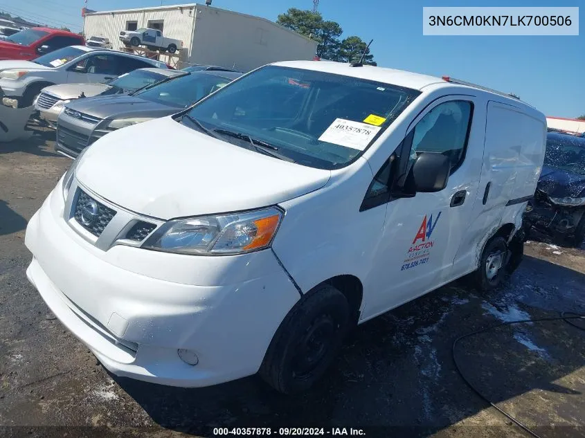 2020 Nissan Nv200 Compact Cargo S Xtronic Cvt VIN: 3N6CM0KN7LK700506 Lot: 40357878