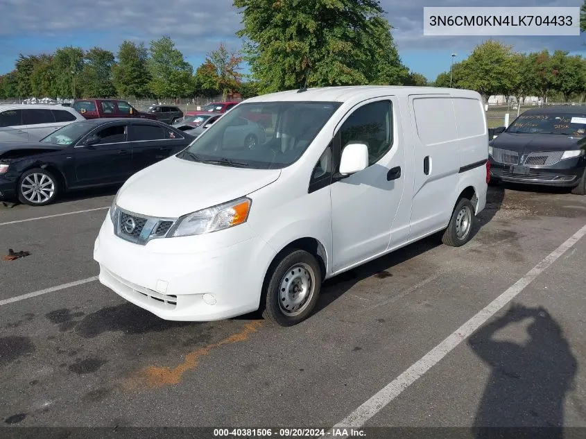 2020 Nissan Nv200 Compact Cargo Sv Xtronic Cvt VIN: 3N6CM0KN4LK704433 Lot: 40381506