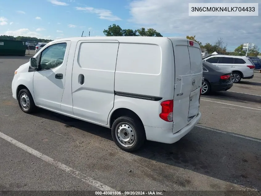 2020 Nissan Nv200 Compact Cargo Sv Xtronic Cvt VIN: 3N6CM0KN4LK704433 Lot: 40381506