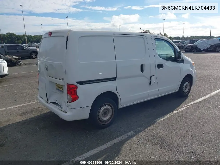 2020 Nissan Nv200 Compact Cargo Sv Xtronic Cvt VIN: 3N6CM0KN4LK704433 Lot: 40381506