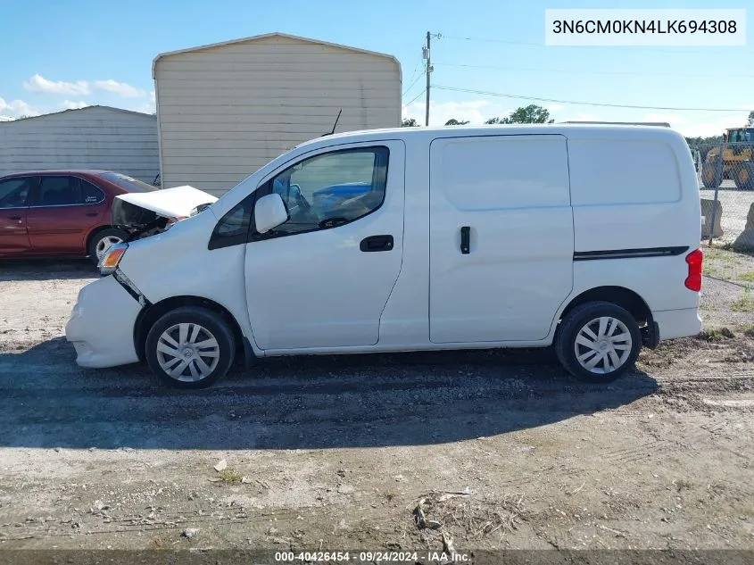 2020 Nissan Nv200 Compact Cargo Sv Xtronic Cvt VIN: 3N6CM0KN4LK694308 Lot: 40426454