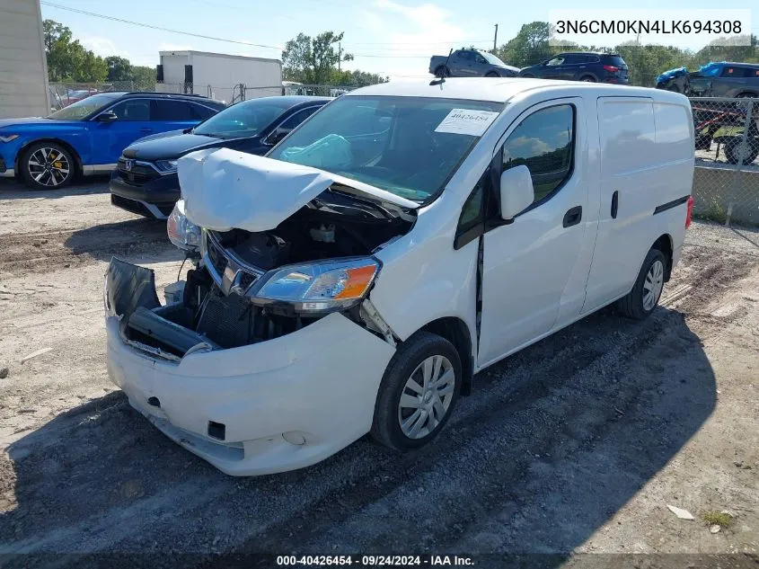 2020 Nissan Nv200 Compact Cargo Sv Xtronic Cvt VIN: 3N6CM0KN4LK694308 Lot: 40426454