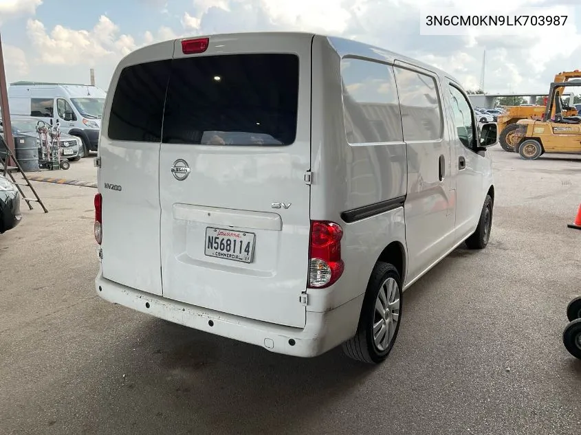 2020 Nissan Nv200 2.5S/2.5Sv VIN: 3N6CM0KN9LK703987 Lot: 40527821