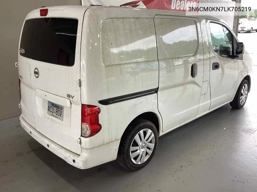 2020 Nissan Nv200 Compact Cargo Sv Xtronic Cvt VIN: 3N6CM0KN7LK705219 Lot: 40539500