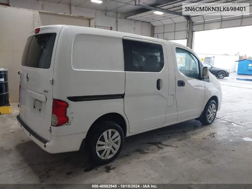 2020 Nissan Nv200 Compact Cargo Sv Xtronic Cvt VIN: 3N6CM0KN3LK698401 Lot: 40582945