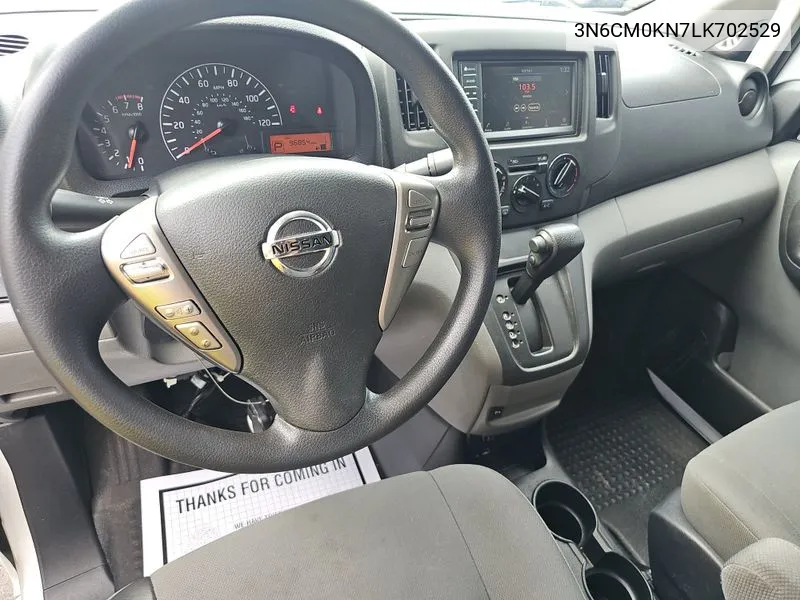 2020 Nissan Nv200 Compact Cargo Sv Xtronic Cvt VIN: 3N6CM0KN7LK702529 Lot: 40588980