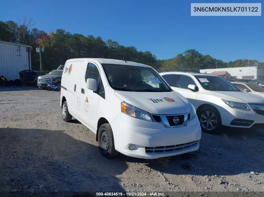 2020 Nissan Nv200 Compact Cargo 2.5S/2.5Sv VIN: 3N6CM0KN5LK701122 Lot: 40634519