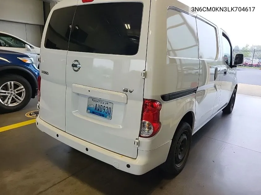 2020 Nissan Nv200 2.5S/2.5Sv VIN: 3N6CM0KN3LK704617 Lot: 40638173