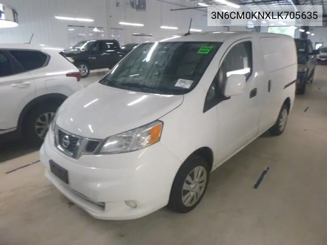 2020 Nissan Nv200 Compact Cargo Sv Xtronic Cvt VIN: 3N6CM0KNXLK705635 Lot: 40697172