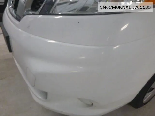 2020 Nissan Nv200 Compact Cargo Sv Xtronic Cvt VIN: 3N6CM0KNXLK705635 Lot: 40697172