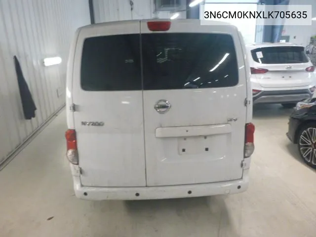 2020 Nissan Nv200 Compact Cargo Sv Xtronic Cvt VIN: 3N6CM0KNXLK705635 Lot: 40697172