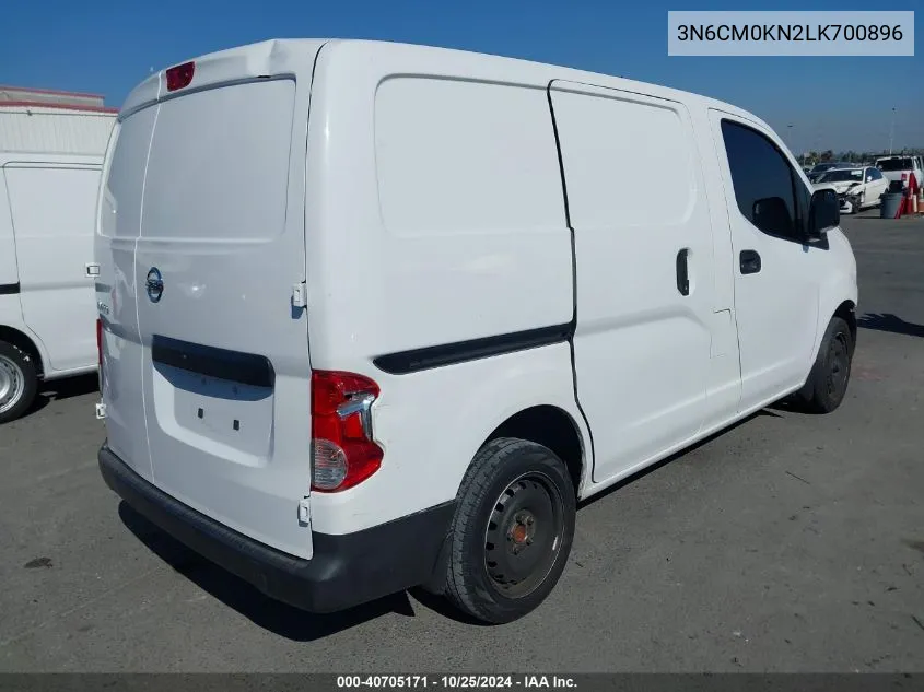 2020 Nissan Nv200 Compact Cargo S Xtronic Cvt VIN: 3N6CM0KN2LK700896 Lot: 40705171