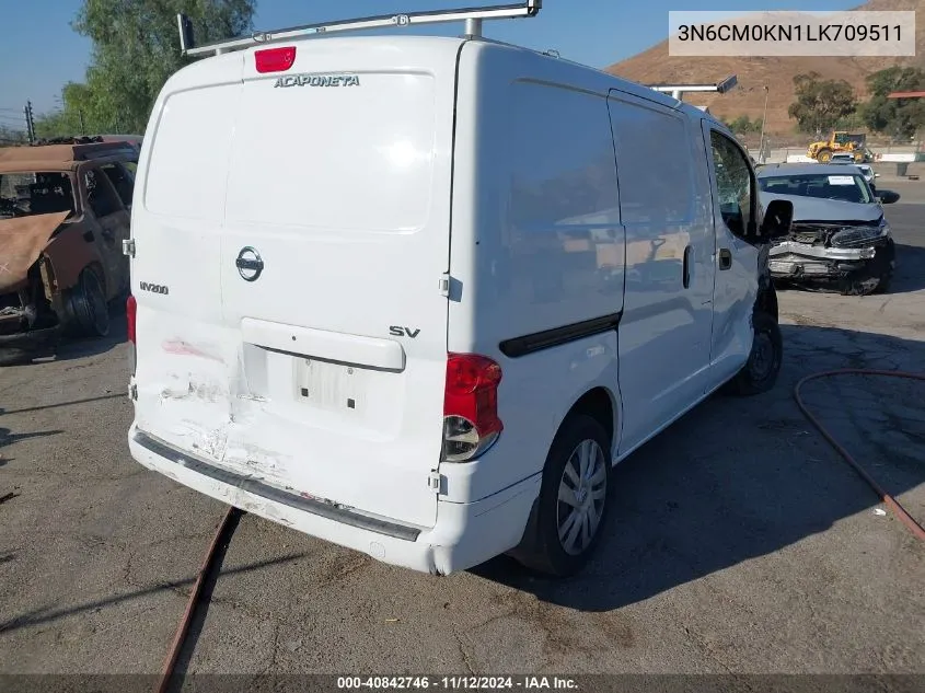 2020 Nissan Nv200 Compact Cargo Sv Xtronic Cvt VIN: 3N6CM0KN1LK709511 Lot: 40842746