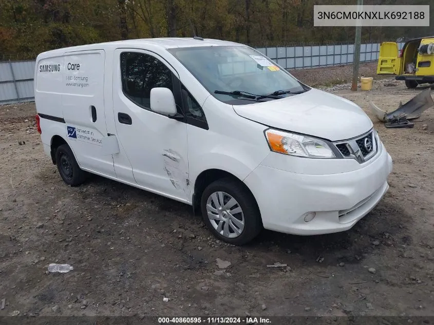 2020 Nissan Nv200 Compact Cargo Sv Xtronic Cvt VIN: 3N6CM0KNXLK692188 Lot: 40860595