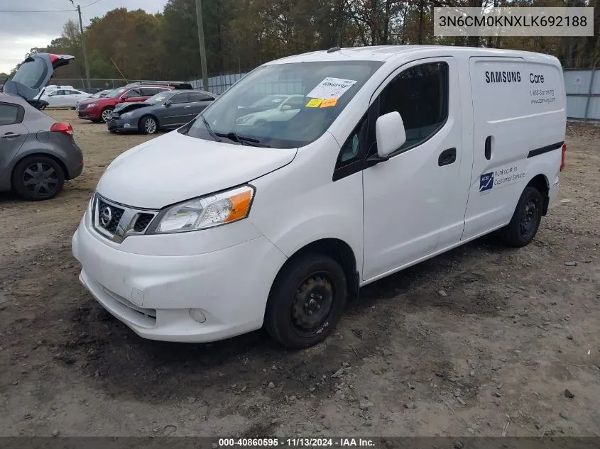 2020 Nissan Nv200 Compact Cargo Sv Xtronic Cvt VIN: 3N6CM0KNXLK692188 Lot: 40860595