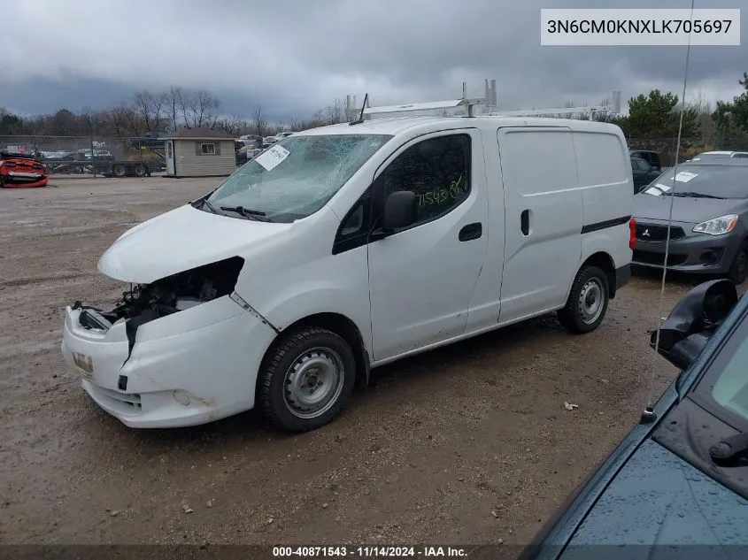 3N6CM0KNXLK705697 2020 Nissan Nv200 Compact Cargo S Xtronic Cvt