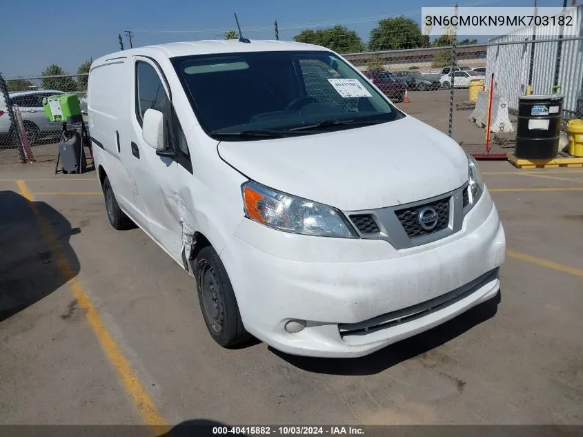 2021 Nissan Nv200 Compact Cargo Sv Xtronic Cvt VIN: 3N6CM0KN9MK703182 Lot: 40415882