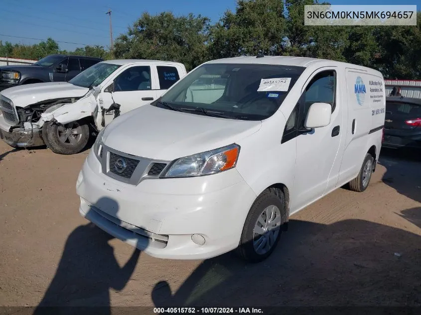 2021 Nissan Nv200 Compact Cargo 2.5S/2.5Sv VIN: 3N6CM0KN5MK694657 Lot: 40515752